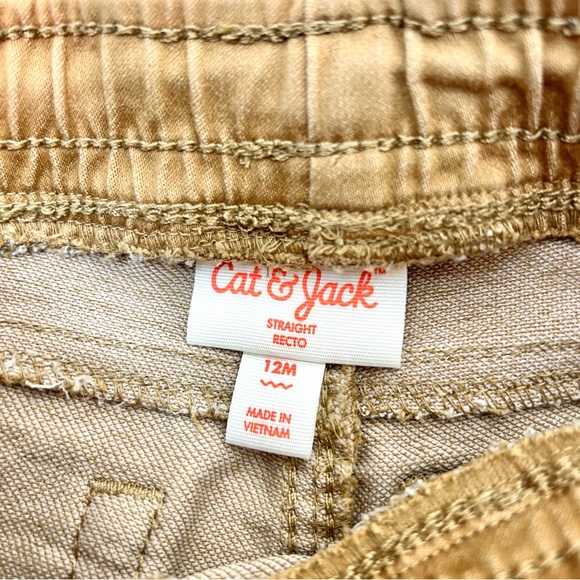 Cat & Jack 12M Straight Leg Khaki Pants - Picture 4 of 4